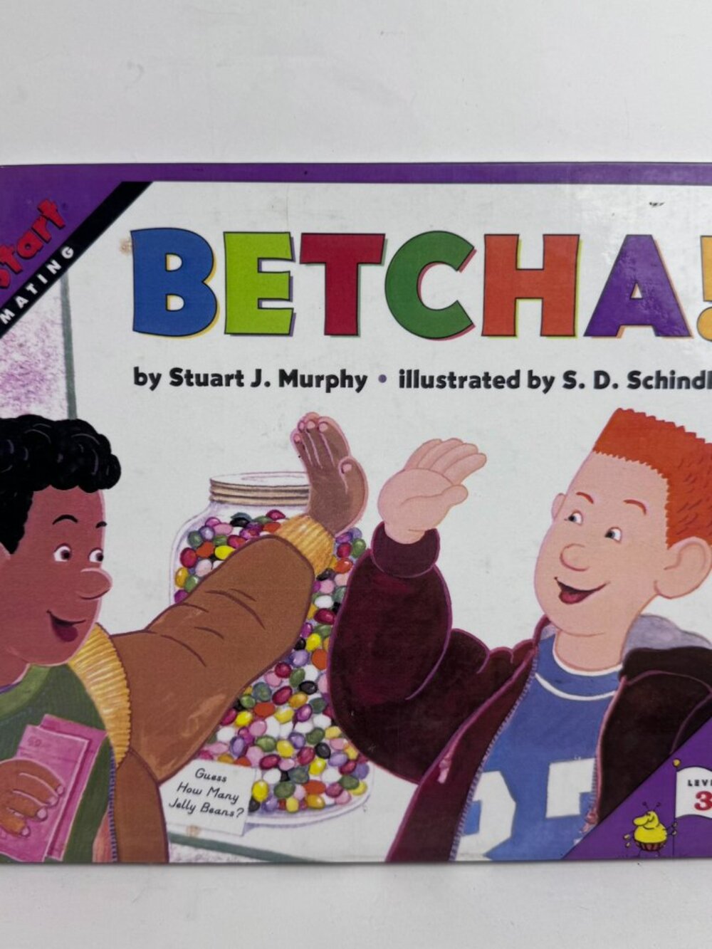 Betcha! Estimating MathStart Level 3 Stuart J Murphy Hardcover Perma-Bound Book